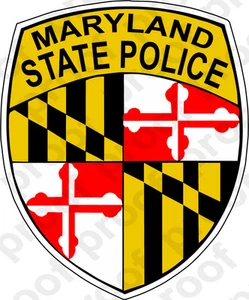STICKER MARYLAND STATE POLICE - Picture 1 of 1