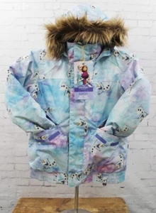 New Girls Burton Twist Bomber Insulated Snowboard Jacket Large 14-16 Olaf Frozen - Picture 1 of 1