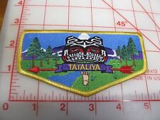 OA Lodge 614 TATALIYA collectible flap patch (gF)
