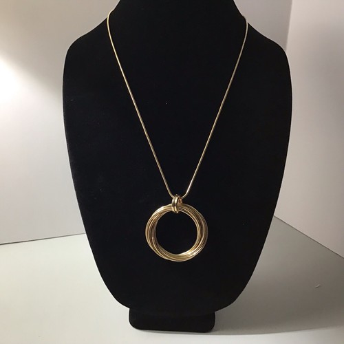 VETEMENTS Collana Go Boho Chic Design Atomico Alla Moda Cybercore 18” Ottima da Stratificare