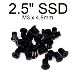 Schrauben-Set für 2,5" HDD SSD ✅ Senkkopf klein flach M3 ✅ Anzahl wählbar - Afbeelding 1 van 11