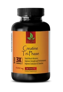 creatine monohydrate pills - CREATINE 3X 5000mg - muscle growth pills - 90 Tabs - Picture 1 of 12