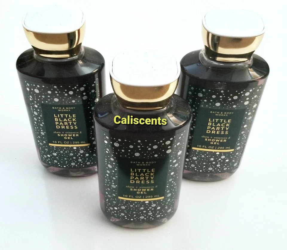 Bath & Body Works Little Black Party Dress Shower GEL X3