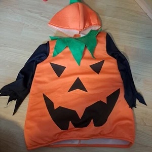Kostüm Kürbis Halloween Karneval Orange 92-110 - Bild 1 von 2