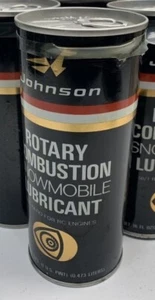 Vintage Johnson Rotary Combustion Snowmobile Lubricant Oil Can new full! Neat! - Picture 1 of 1