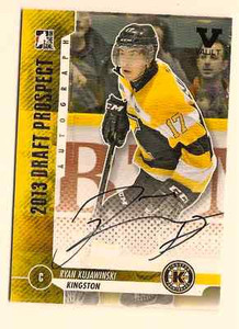 RYAN KUJAWINSKI IN THE GAME ITG FINAL VAULT ON CARD AUTO 