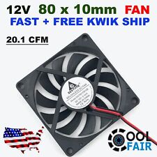 80mm 10mm 12V Cooling Case Fan 8010 2pin 80x80x10mm DC for PC Computer