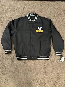 NASCAR 18 Kyle Busch JH Design Black XL Snap Jacket - Picture 1 of 14