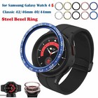Metall Lünette Ring Case Für Samsung Galaxy Watch 5 Pro 45mm 4 40 44mm 42 46mm