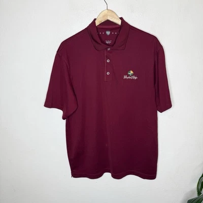 Nike Golf Red Polo Shirt Pumpkin Ridge Logo Athletic Athleisure Men’s Large - Image 1 of 4