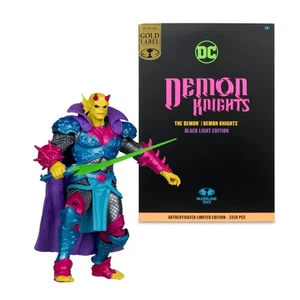 McFarlane Toys DC Multiverse Figure - The Demon (Demon Knights) Black Light - Picture 1 of 12