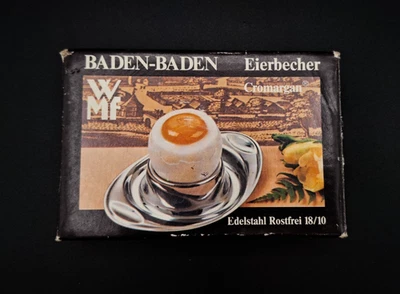 WMF - Baden-Baden - Eierbecher - Cromargan - Edelstahl 18/10 - 12x8cm - Germany - Bild 1 von 4
