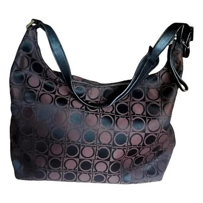 Salvatore Ferragamo Gancini Shoulder Hobo Bag - Image 1 of 4