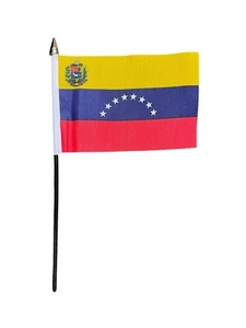 VENEZUELA Small hand waving FLAG 6" X 4" (15cm x 10cm) flags - Picture 1 of 1