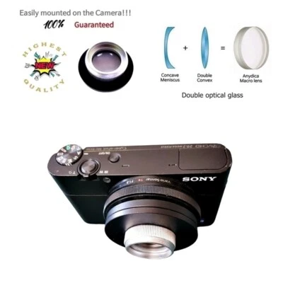 Macro lens SAD-M320 for Sony RX100 M2/3/4/5/6/7 series - Image 1 of 4