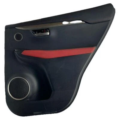 Panel puerta Lexus NX300 2021 montaje lateral derecho trasero OEM 74650X1B01 negro/rojo Foto 1 de 4