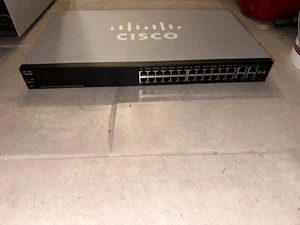 Cisco SF300-24PP 24-port Managed PoE  Switch SF300-24PP-K9 V03 w/Cord - Picture 1 of 7