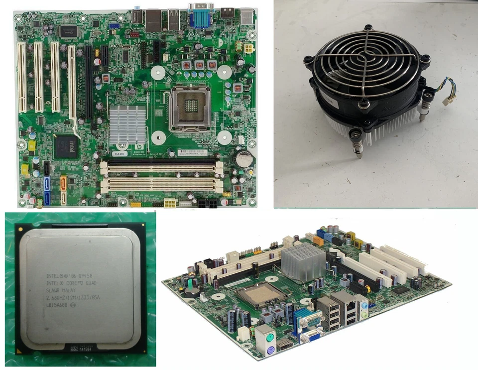 HP (536455-001) 8000 Elite CMT Motherboard 536883-001 + cpu intel Q9450 - Imagen 1 de 1