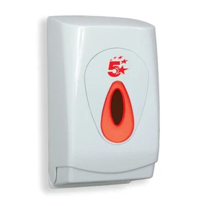 Dispensador de pañuelos 5 estrellas blanco/rojo - Imagen 1 de 1