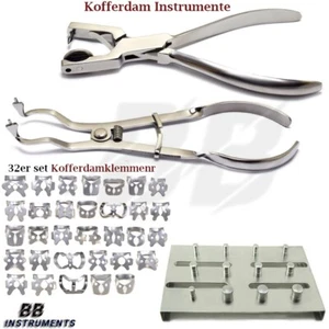"5er Kofferdam Set Dental – Ainsworth Lochzange Rahmen Klammern Zahnmedizin" - Bild 1 von 5
