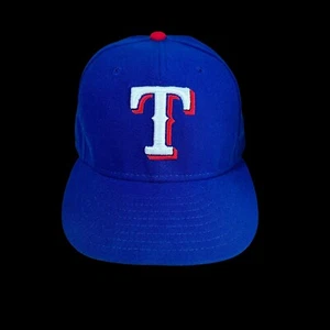 Texas Rangers Hat 59Fifty On-Field Cap New Era Fitted 7 1/8 Blue - Picture 1 of 11