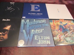 ELTON JOHN VERIFIED ANNIVERSARY GERMAN 180G MADMAN CAPTAIN S/T ZERO 17-11-70 SET - Picture 1 of 2