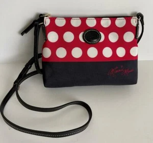 Disney Dooney & Bourke Minnie Mouse Rock the Dots Crossbody - Picture 1 of 5