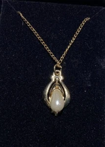 Collana con ciondolo Carrington Jewelers goccia perle tono oro vedi foto e leggi - Foto 1 di 4