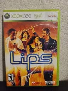Lips — Complete w/ Manual & Insert! (Xbox 360, 2008) CIB Tested Free Shipping - Picture 1 of 4