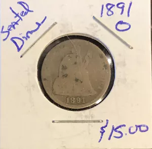 1891-O Seated Dime G (DB1:152) - Picture 1 of 2