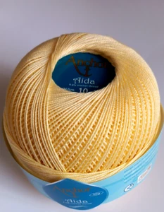 Hilo de ganchillo Anchor Aida 50 g - limón pálido talla 10 - Imagen 1 de 1