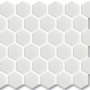 CHX WHT51M HEXAGON MOSAIC 51MM WHITE MATT (271X282MM PER SHEET) - Picture 1 of 1