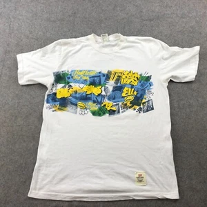 ECKO UNLTD Shirt Men Large Whit Spell Out Graphic Graffiti Street Wear Y2K VTG - Picture 1 of 12