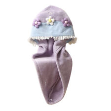  Absorbent Hair Drying Hat Women Hair Drying Hat Cute Flower Hair Quick Drying