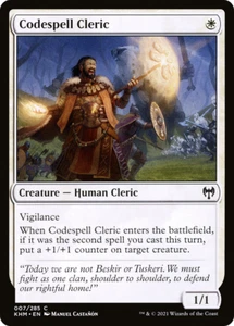 CODESPELL CLERIC X 4 N/M- KALDHEIM MAGIC THE GATHERING - Picture 1 of 1