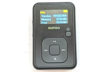 SanDisk Sansa Clip+ 4GB FM/MP3 Player w/microSD slot + New Firmware - Image 1 of 4