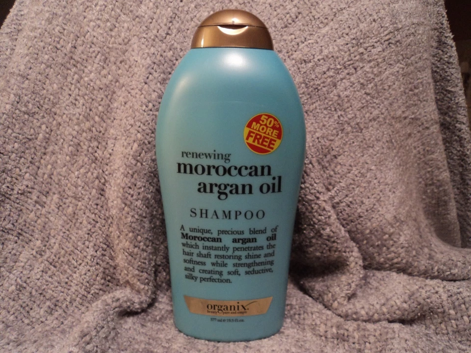 CHAMPÚ OGX Organix renovador aceite de argán marroquí 19,5 oz restaurar/brillar/fortalecer Foto 1 de 1