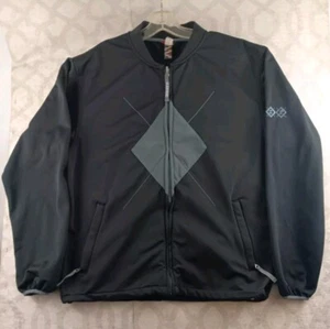 Chaqueta cortavientos 686 para hombre mediana negra gris cremallera completa tecnología inteligente - Imagen 1 de 9