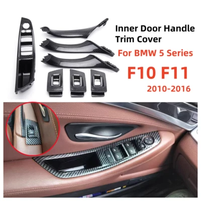 Interior Door Panel Handle Pull Trim Cover For BMW 520i 528i 530i 535i xDrive Foto 1 de 4