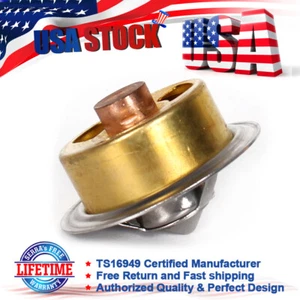 160° High Flow Thermostat For Chevy Ford Jeep GM Robertshaw Style Brass 262 350 - Picture 1 of 8