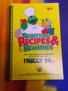 Ribbiting Recipes & Remedies Erie Pennsylvania Froggy 94.7 Radio Promo Cook Book - Picture 1 of 3