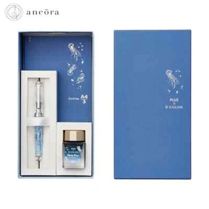 ancora SAILOR Fountain Pen Pro Gear Slim JELLYFISH × PLUS Premium Cross Ca.Crea - Picture 1 of 12
