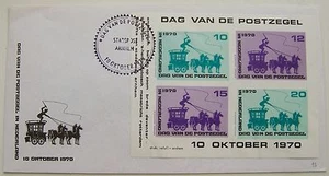 Stadspost Arnhem 1970 - FDC Dag van de Postzegel, Postkoets - Picture 1 of 1