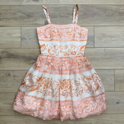 Kay Unger шелк подходит и расклешенный короткий цветочный платье - Изображение 1 из 4