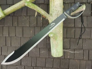 Albainox Black Panther Messer Machete Buschmesser Hackmesser mit Nylonscheide