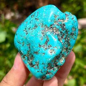 208G Natürlicher Türkis Quarz Kristall Mineral Reiki Probe Heilung - Bild 1 von 12