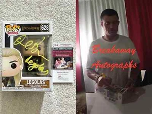 Orlando Bloom Firmado Funko Juguete Pop Prueba Exacta Certificado de Autenticidad JSA Autografiado Legolas LOTR - Imagen 1 de 8