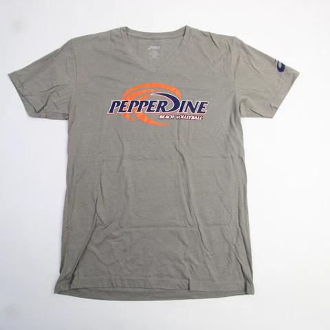 Pepperdine Waves Asics Short Sleeve Shirt Women's Light Gray New Cover