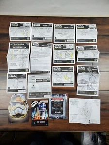 Lote de instrucciones de colección Star Wars ROTS vehículos criaturas juguete catálogo folletos - Imagen 1 de 6