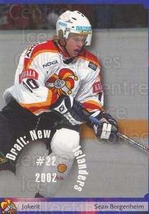 2002-03 Finnish Cardset #158 Sean Bergenheim